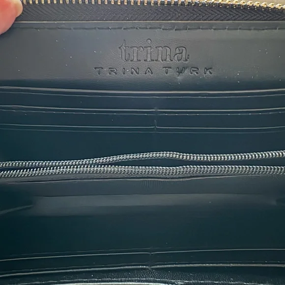 Trina Turk Pink and Purple Swirl Design Wallet - Picture 9 of 10